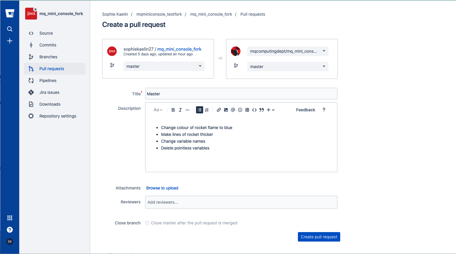 Bitbucket screenshot 3
